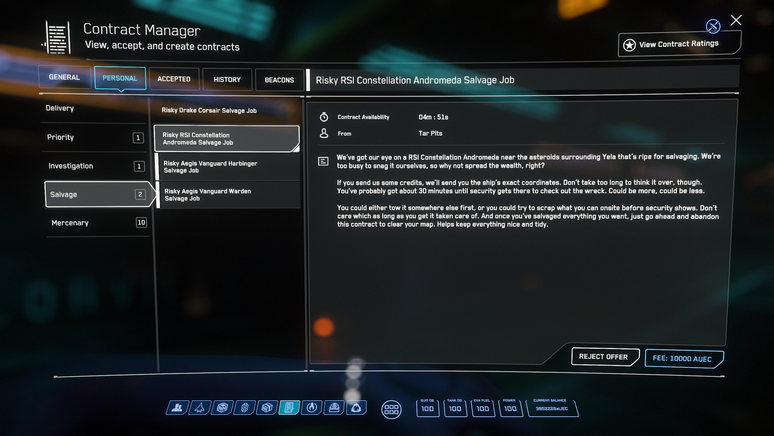 Illegal Salvage Mission